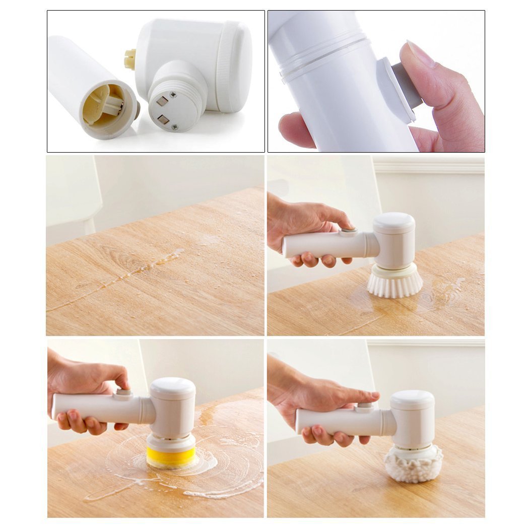 Electric Cleaning Magic Brush 5 In 1