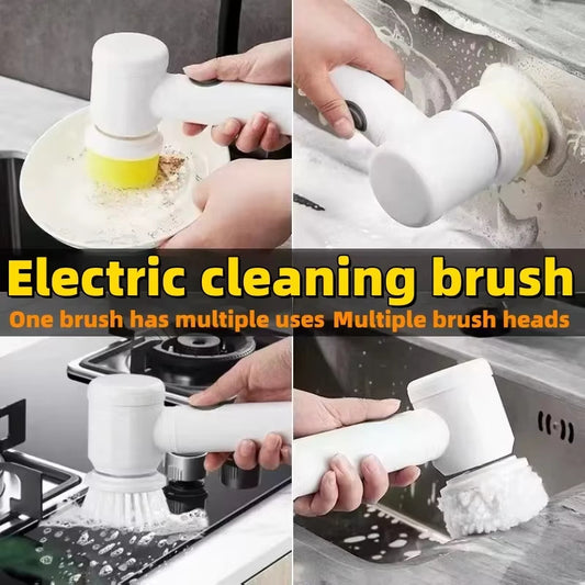 Electric Cleaning Magic Brush 5 In 1