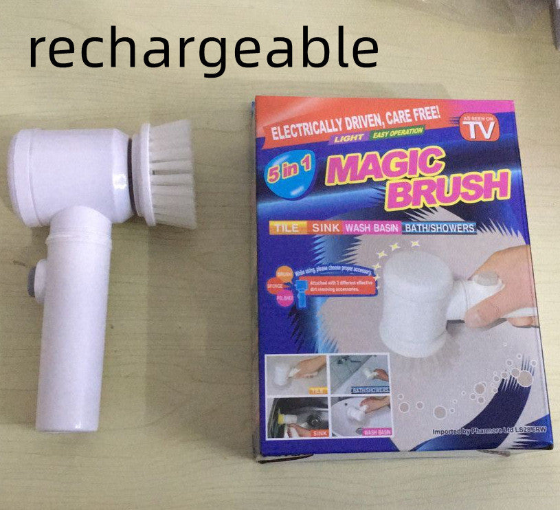Electric Cleaning Magic Brush 5 In 1